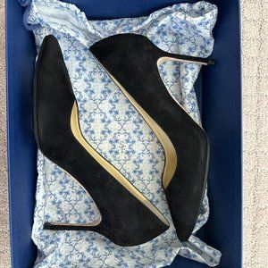 Sarah Flint Perfect Pump 85 - Black Suede - Size 7 (Italy 37)